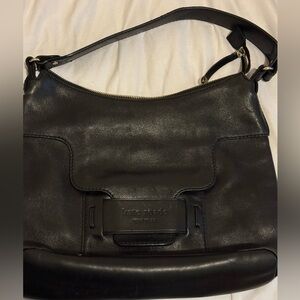KATE SPADE BLACK LEATHER SHOULDER BAG